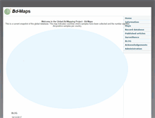Tablet Screenshot of bd-maps.net